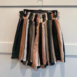 SHEIN Multicolor 2XL Striped Shorts